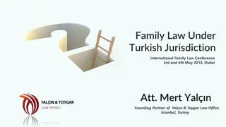 Divorce Jurisdiction and Procedures in Turkish Law