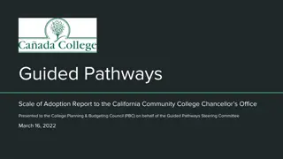 Guided Pathways Scale of Adoption Report: Enhancing Student Success in Community Colleges