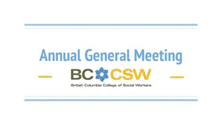 Annual General Meeting 2020: British Columbia College of Social Workers Review
