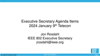 IEEE 802 Plenary Session Updates and Future Plans