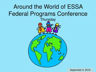 Around the World of ESSA Federal Programs Conference - September 5, 2019