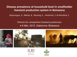 Livestock Disease Prevalence at Household Level in Botswana