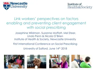 Factors Enabling & Preventing Client Engagement in Social Prescribing