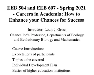 Enhancing Success in Academic Careers: Strategies and Insights