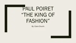 Paul Poiret: The Revolutionary French Fashion Designer