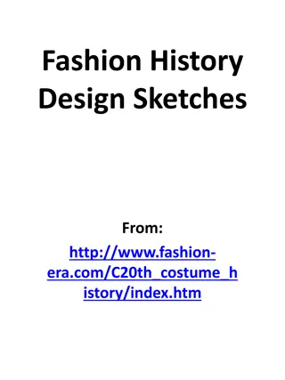 Exploring 20th Century Fashion History Through Design Sketches