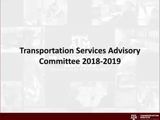Transportation Services Advisory Committee 2018-2019