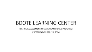 American Indian Education Program at Bdote Learning Center