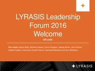Exploring Content Creation Trends and Tech Insights at LYRASIS Leadership Forum 2016
