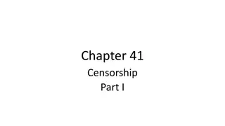Censorship