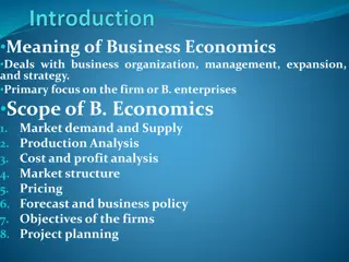 Insights into Business Economics Concepts