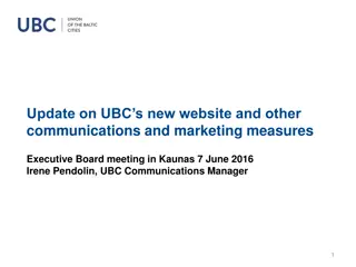 Update on UBC's New Website Launch and Communications Renewal