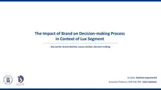 Luxury Brand Influence on Consumer Decision-Making Process in Russia