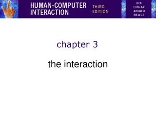User-System Interaction Models