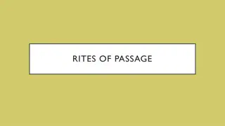 Cross-Cultural Rites of Passage