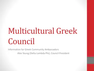Multicultural Greek Council Information and Insights