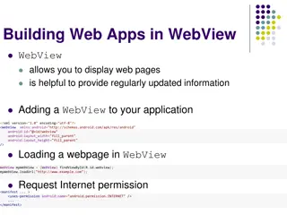 Building Web Apps in WebView: A Comprehensive Guide