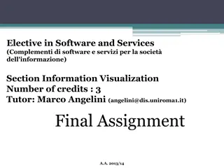 Interactive Information Visualization Project Requirements