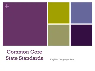 Common Core State Standards in English Language Arts
