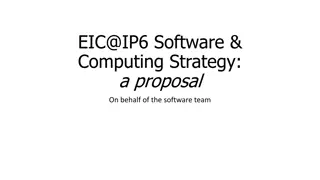 Proposal for EIC@IP6 Software and Computing Strategy