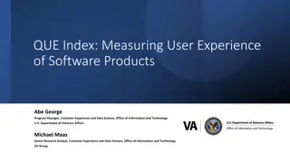 Measuring User Experience of Software Products and Websites