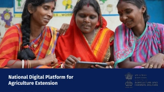 National Digital Platform for Agriculture Extension