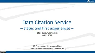 CMIP6 Data Citation Services