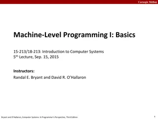 Evolution of Intel x86 Processors at Carnegie Mellon