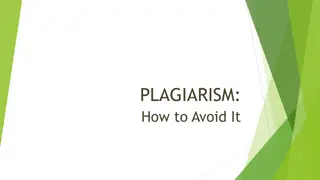 Preventing Plagiarism in Academic Writing