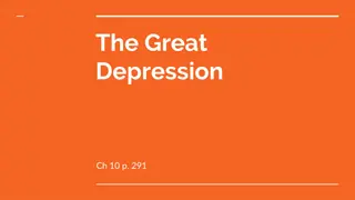 Causes and Impacts of the Great Depression in the 1920s