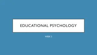 Effective Teaching in Educational Psychology