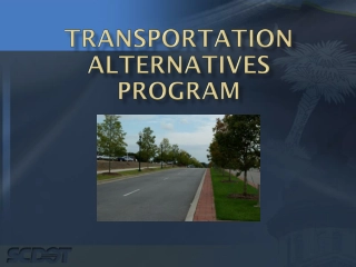 Funding Opportunities for Non-Motorized Transportation in South Carolina