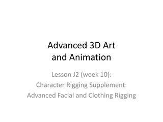 Advanced Character Rigging Techniques for Facial and Clothing Animation