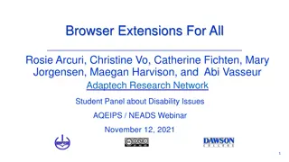 Optimizing Browser Experience with Safe Chrome Extensions for Students with Disabilities
