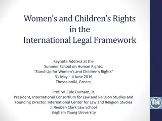 International Framework on Women's and Children's Rights