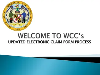 Efficient Electronic Claim Form Submission Process