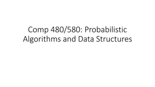 Probabilistic Algorithms & Data Structures Course Information