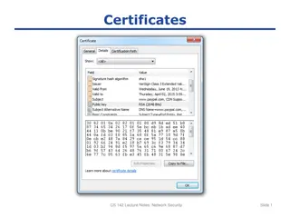 Network Security in CS 142 Lecture Notes
