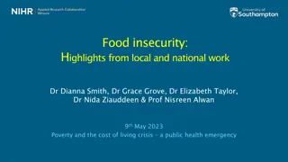Research Insights on Food Insecurity and Public Health Crisis