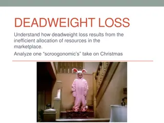 Deadweight Loss and Its Impact - Analyzing Scroogonomic Perspective on Christmas