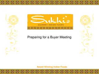 Prepare for a Successful Buyer Meeting with Indian Foods
