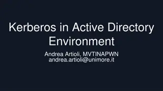Kerberos Authentication in Active Directory Environment