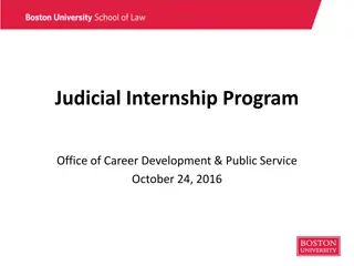 Judicial Internship Program Overview and Benefits