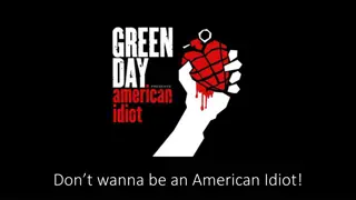 Green Day's Iconic Punk Rock Album: American Idiot Story Revealed