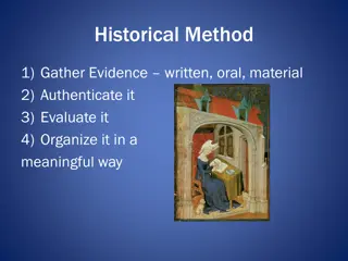 Historical Method and Interpretation