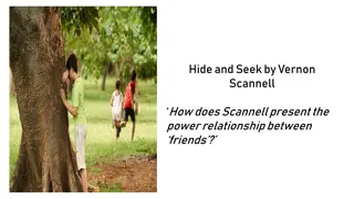 Exploring Power Dynamics in Hide and Seek by Vernon Scannell