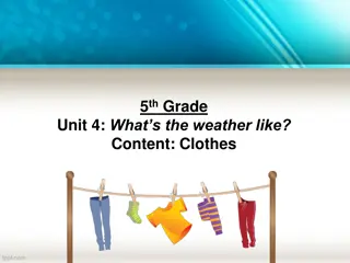 Discover the World of Clothes: Seasons, Styles, and More