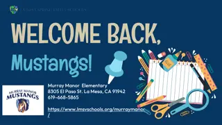 Murray Manor Elementary School Information and Schedule