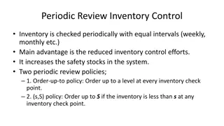 Optimizing Inventory Control Policies: Periodic Review Insights