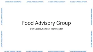 Food Advisory Group: Enhancing State Government Food Distribution